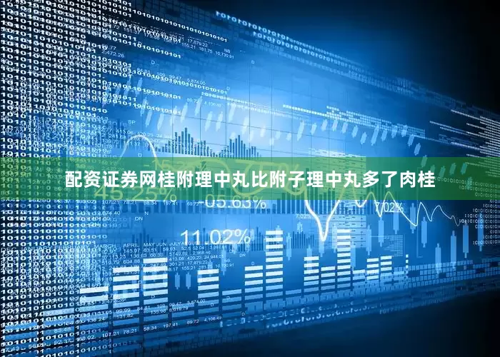配资证券网桂附理中丸比附子理中丸多了肉桂
