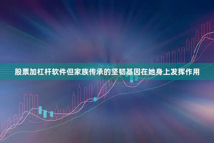 股票加杠杆软件但家族传承的坚韧基因在她身上发挥作用